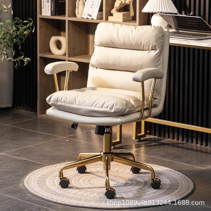 播时电脑椅简约书桌椅书房转椅网升降办公尚家用红少女生主椅122