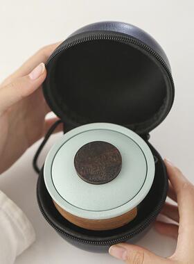 便携式旅13968套外行茶具小装礼快客杯户露营功夫泡茶壶商务活动