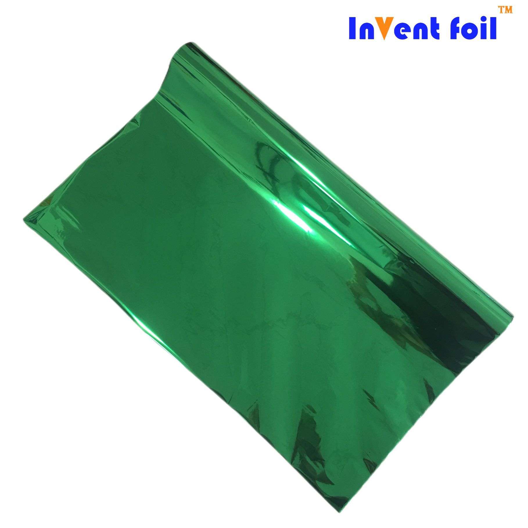 INVENT FOIL绿色烫金膜纸塑通用性价比高颜色齐全电化铝烫金纸