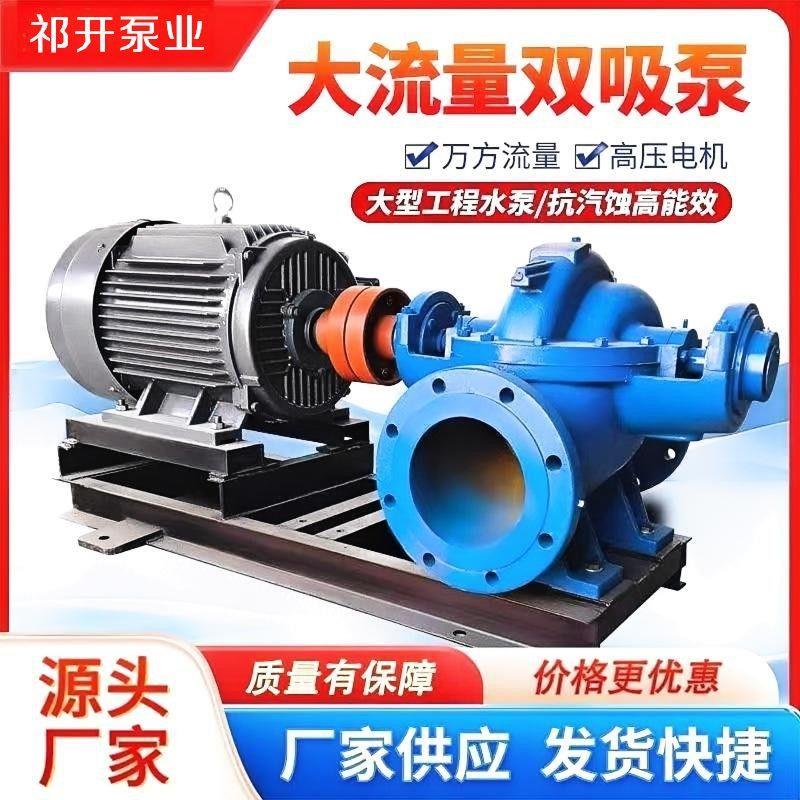 双吸泵SH卧式离心泵大功