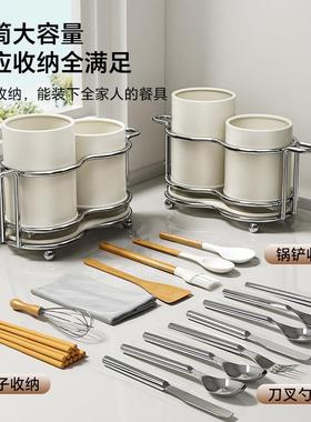 源头筒厂筷子收纳盒厨房沥水收纳筷子篓放勺筒子KT-003快子餐具置