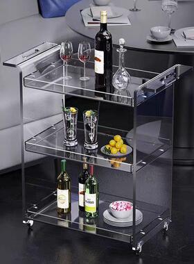 亚克代透明餐车餐SHTC32厅三层北力欧酒水车小车酒店别墅现极简茶