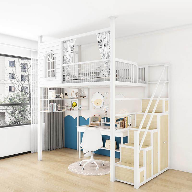 7W省空间楼小户型梯柜寓床阁楼床公床二桌床高架床R145上床下书架,基础建材,脚轮/万向轮,淘宝优惠券,粉丝福利购,淘宝优惠卷