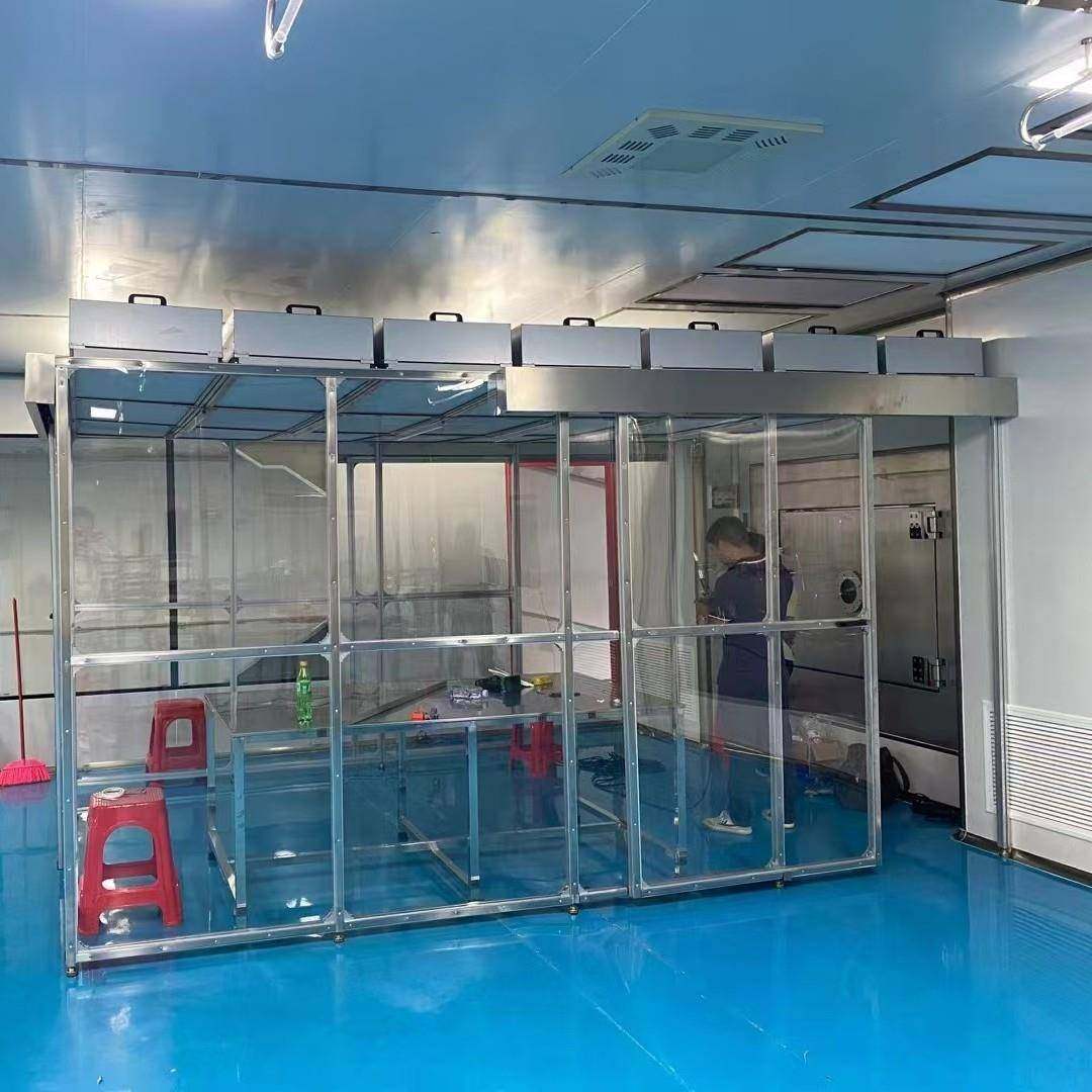 级中健净化无尘室洁净棚CUN百级千万级无尘工净作台简易洁棚