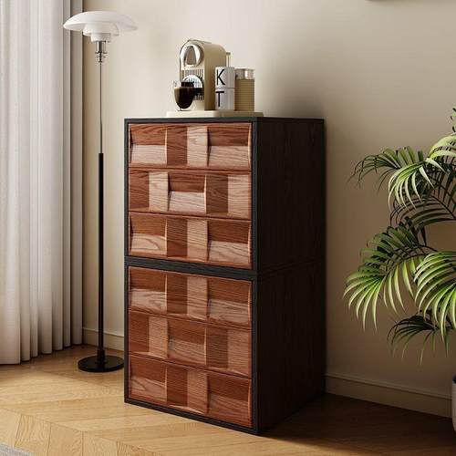 LYQ柜中古风实床木听音卡门柜头柜电视柜模块组合储物客厅落柜地