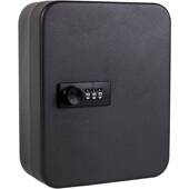 匙箱汽钥匙收纳盒管理色钥匙车箱挂锁墙式 KBQ4381黑装 修密码 房产