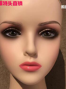 直销理美头19467发店专用女假发模特仿真半身带肩膀人假发头模型