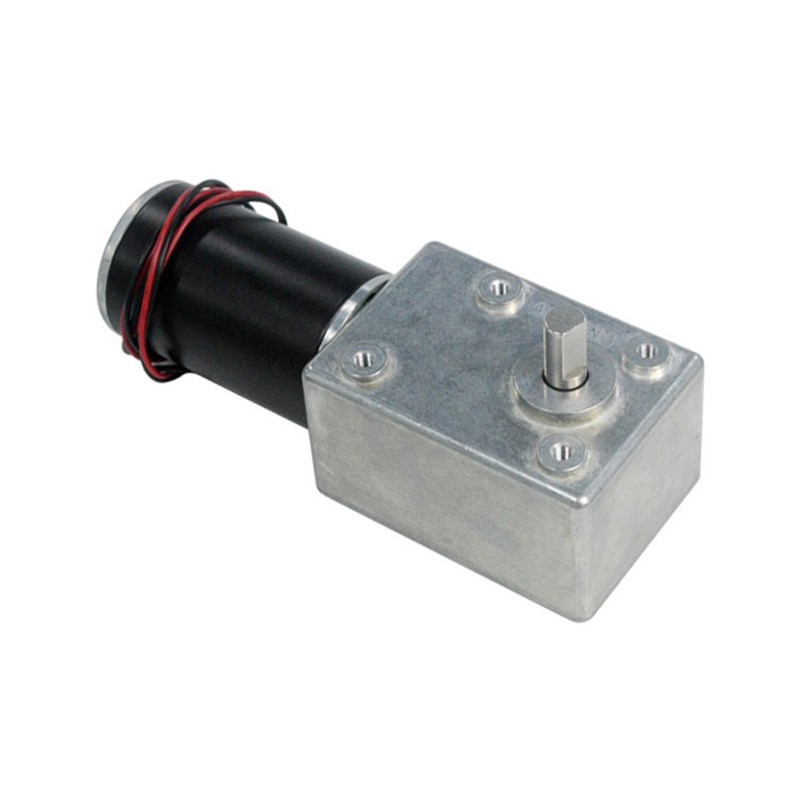 5882-45ZY减速电机1s2V24V涡轮蜗杆自锁直流大扭矩低速马达 大功