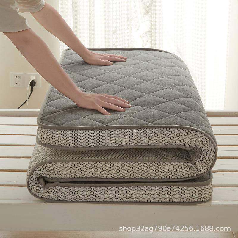 DUD人A类针织垫棉立体床垫软垫宿舍海绵被学生舍单床褥子加厚双宿