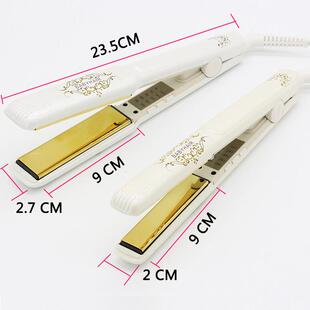日本宫村浩气夹板直板夹不伤发卷直两用内扣刘海迷你小型电卷发棒