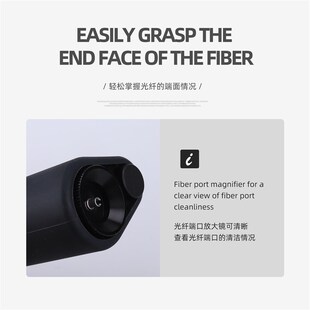 光纤网络线路检查仪科路士显微镜SC端面检测400倍手持放大镜FC/ST