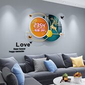 轻奢钟表挂钟客厅家用时尚 时钟挂式 网红创意装 饰现代简约大气新款