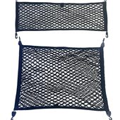 汽车网兜车载后备箱收纳储物网SUV车用行李固定双层弹力网通用型