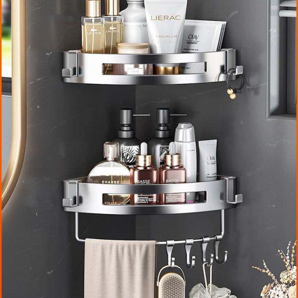 浴室卫生间置物架子304不锈钢免打孔淋浴房墙上三角篮收纳架壁挂,家装主材,浴室角架,淘宝优惠券,粉丝福利购,淘宝优惠卷