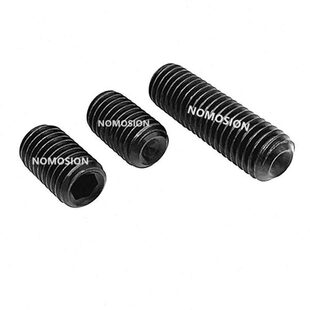 12.9级DIN916杯尾止付 无头机米顶丝凹端内六角紧定螺丝M24*30*50