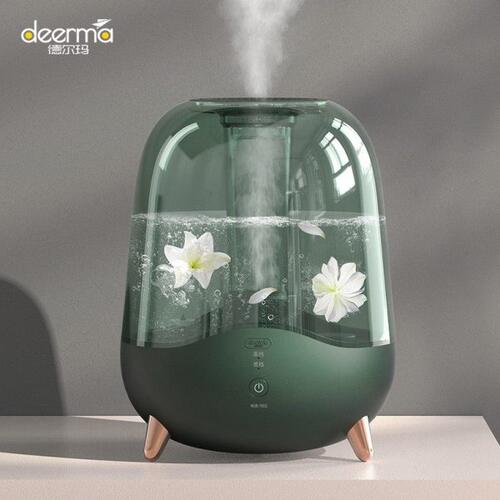 德尔玛加湿器 婴儿房空调房5L大容量DEM-F329卧室客厅空气加湿机