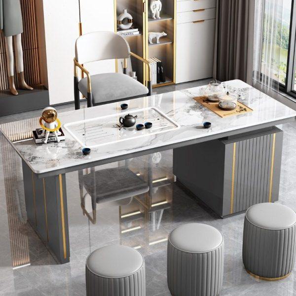 岩板茶台茶桌椅组合家用阳台门店办公室会客全自动茶壶一体一整套,商业/办公家具,茶台/茶桌,淘宝优惠券,粉丝福利购,淘宝优惠卷