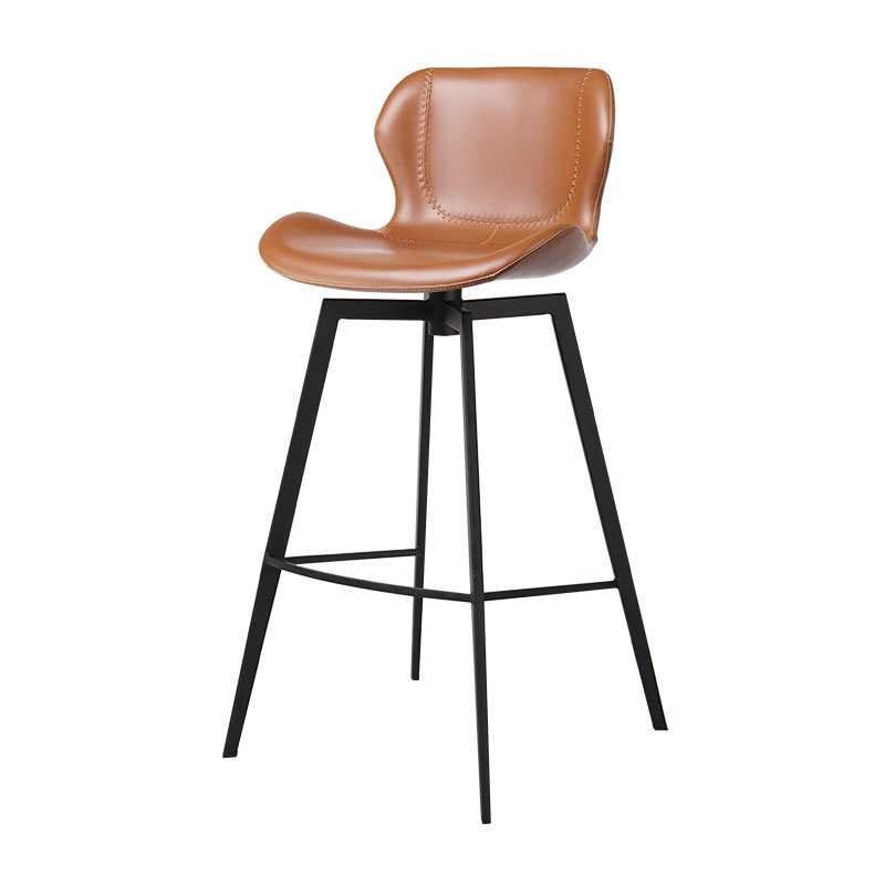 可旋转吧台椅椅子意式极简家用轻奢高级高脚岛台椅酒T吧台凳子711