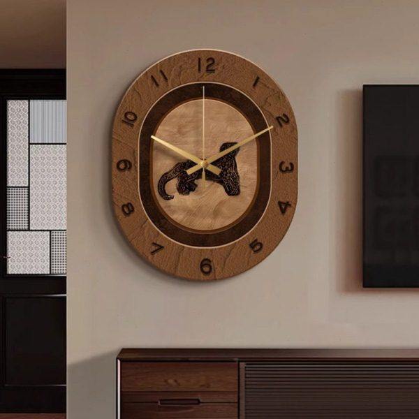 美拉德中古风带钟表挂墙客厅创意挂钟法式复古餐厅饭厅装饰画时钟,家居饰品,挂钟,淘宝优惠券,粉丝福利购,淘宝优惠卷