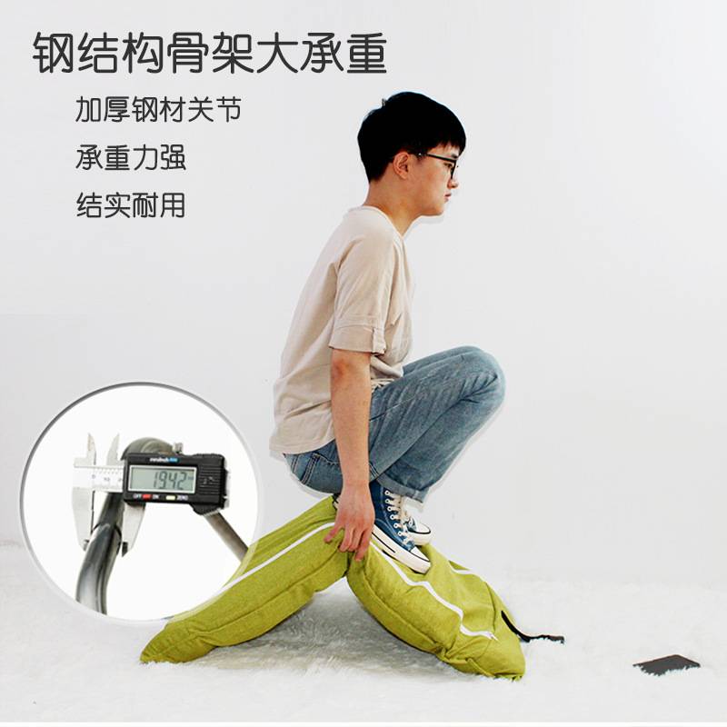 可折叠懒人沙发折叠榻榻米日式单人卧室阳台飘窗靠背椅家具沙发
