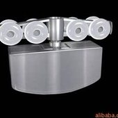 滑轨滑轮实木静音移门重型吊门推拉门不锈钢八轮打孔玻璃门夹