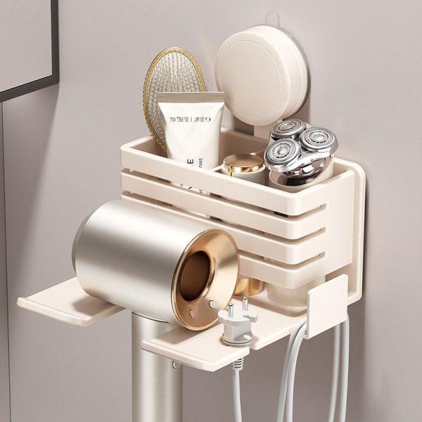 吸盘吹风机置物架免打孔壁挂式卫生间电吹风筒支架浴室收纳挂架子,家庭/个人清洁工具,吹风机置物架,淘宝优惠券,粉丝福利购,淘宝优惠卷