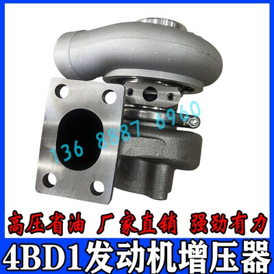 怪手神钢SK120-2-3-5 住友SH120 120A1A2引擎4BD1 4BG1增压器