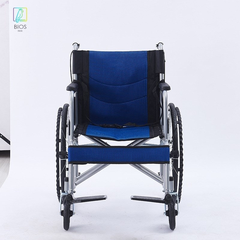 厂家24寸软座轮椅老人瘫A痪折叠小型轻便便携旅行代步车