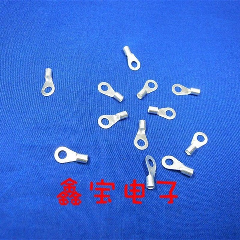 圆形裸端子 铜鼻子 线耳 冷压接线端子 OF形接地片OT6-10 1000祇