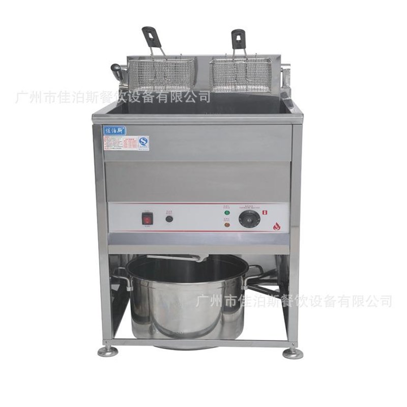 立式电热炸炉g炸鸡油条鸡排汉堡商用设备不锈钢多功能大油缸