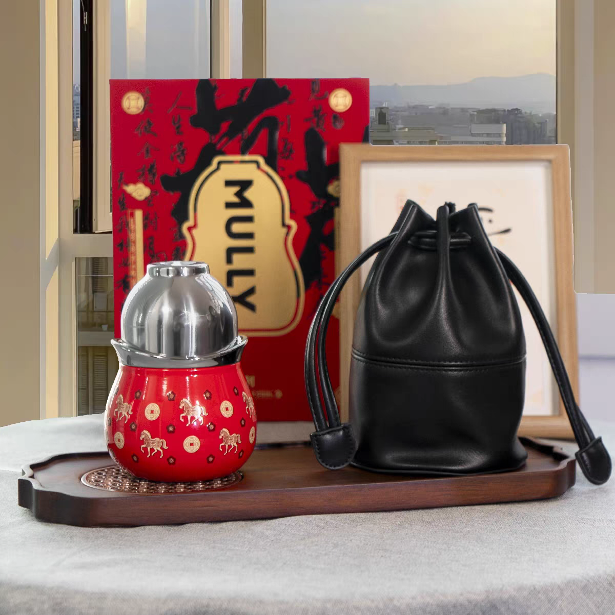 摩利MULLY新款马到成功保温杯