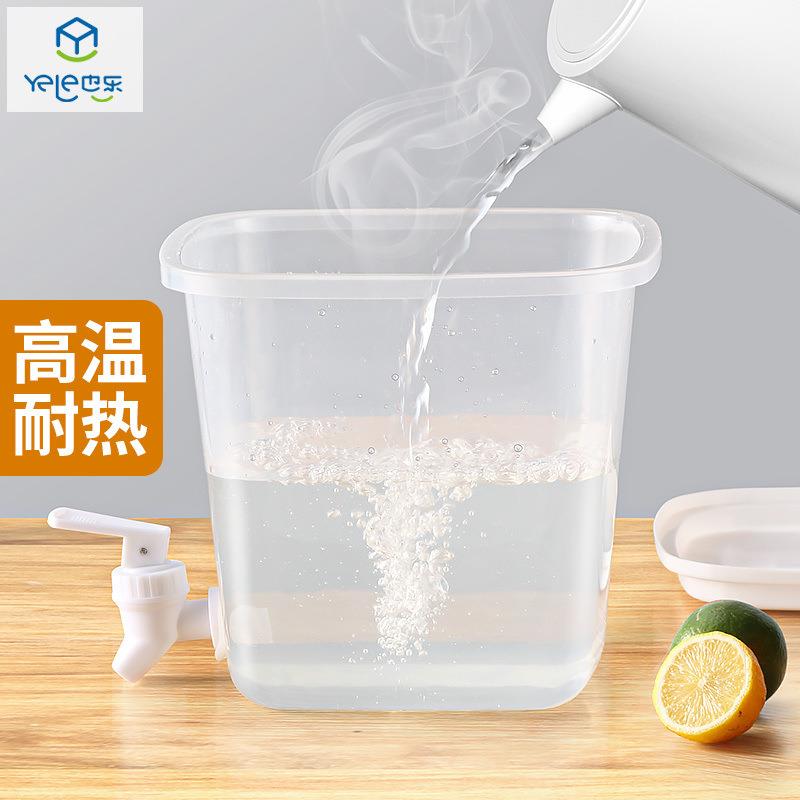 也乐料凉冷塑壶带龙头冰箱家用大水容量5SSZ升耐高封温网红密果茶