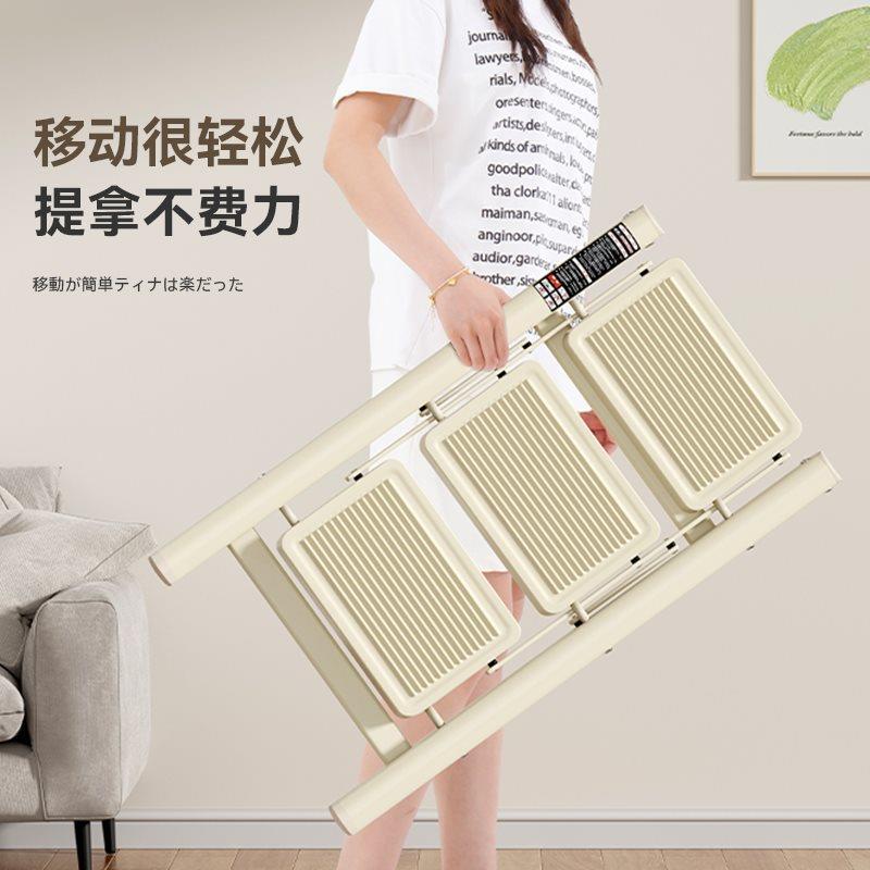 家用梯子折叠加厚步功能人字梯室内小登高爬梯三WTR型四楼梯花多