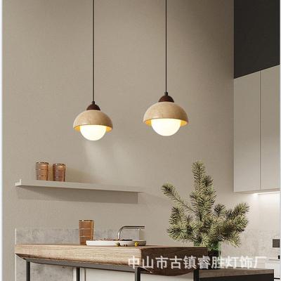 黄洞床头吊灯红卧石室现代简约创意个单头长性线网餐厅艺术小9948