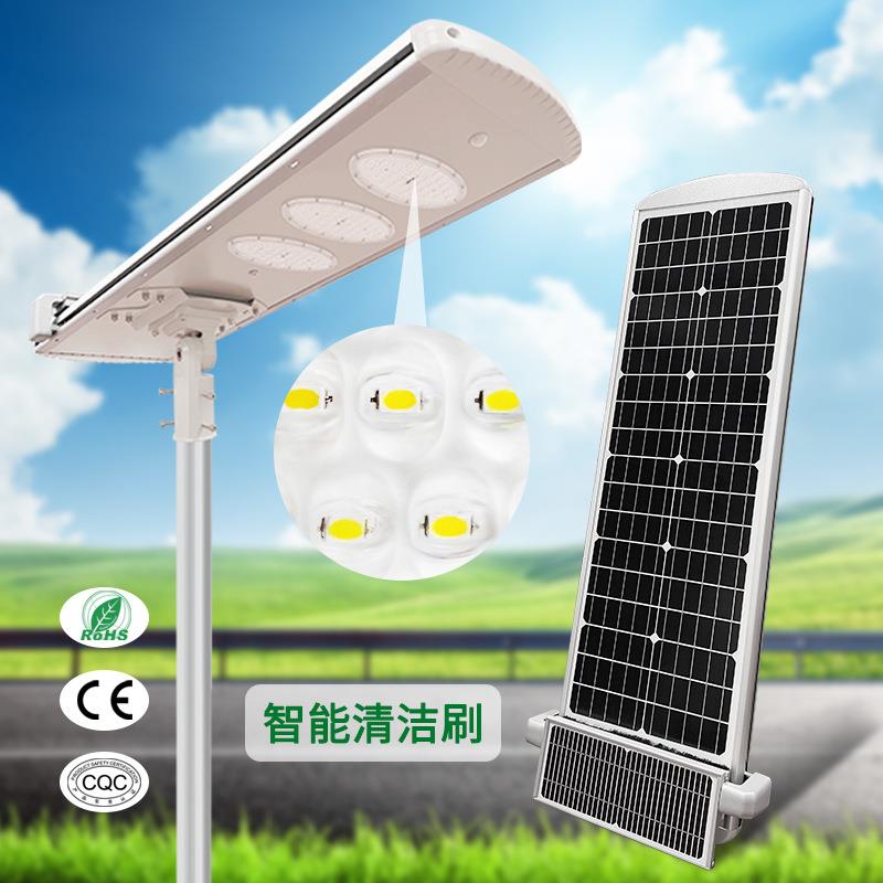 2025新款智能清扫照明一体化太阳能路灯爆亮led人体感应灯厂家