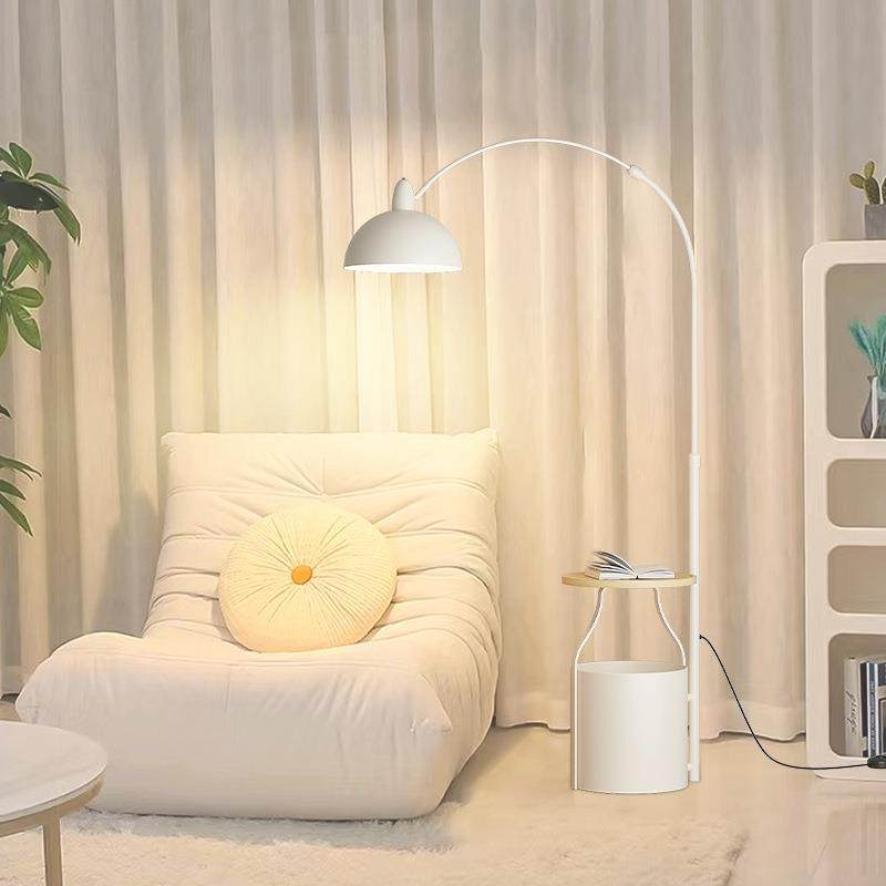 落地灯客厅轻奢茶几置物架一体奶油风沙发灯卧室床头装饰落地台灯,标准件/零部件/工业耗材,车间地垫,淘宝优惠券,粉丝福利购,淘宝优惠卷