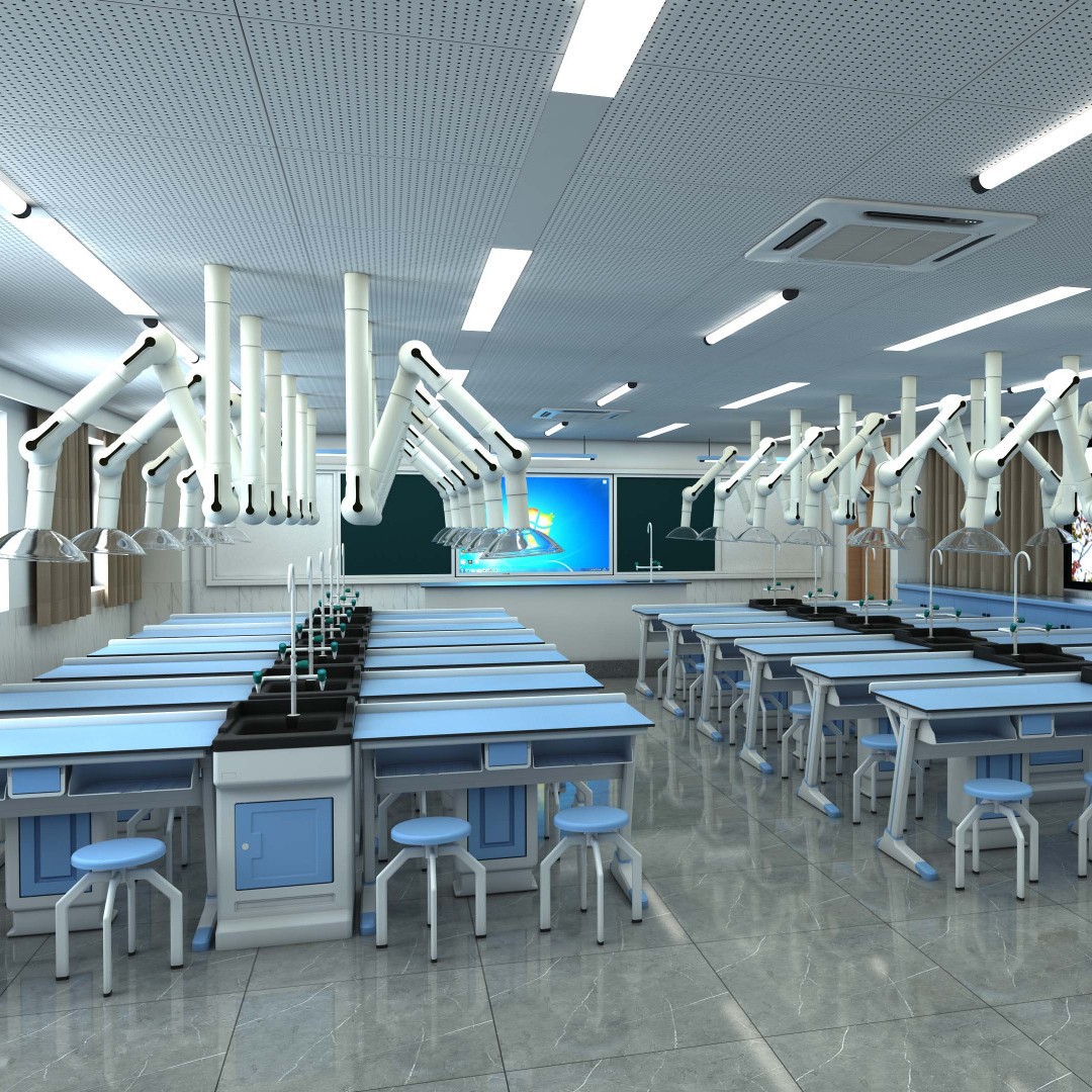 上通风化学实验室中小学生物理化学生物科学探究铝木实验桌工作台