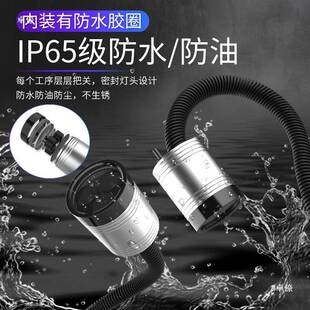 顺灿达led机床工作灯24v强磁座冲铣床工业台灯220v车床灯36v