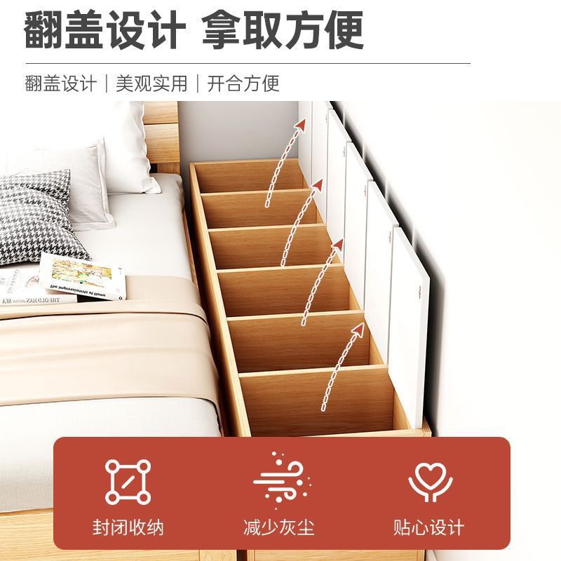 夹缝收纳柜卧室床边柜床尾玩具储物柜床头整理柜子简约窄缝收纳柜
