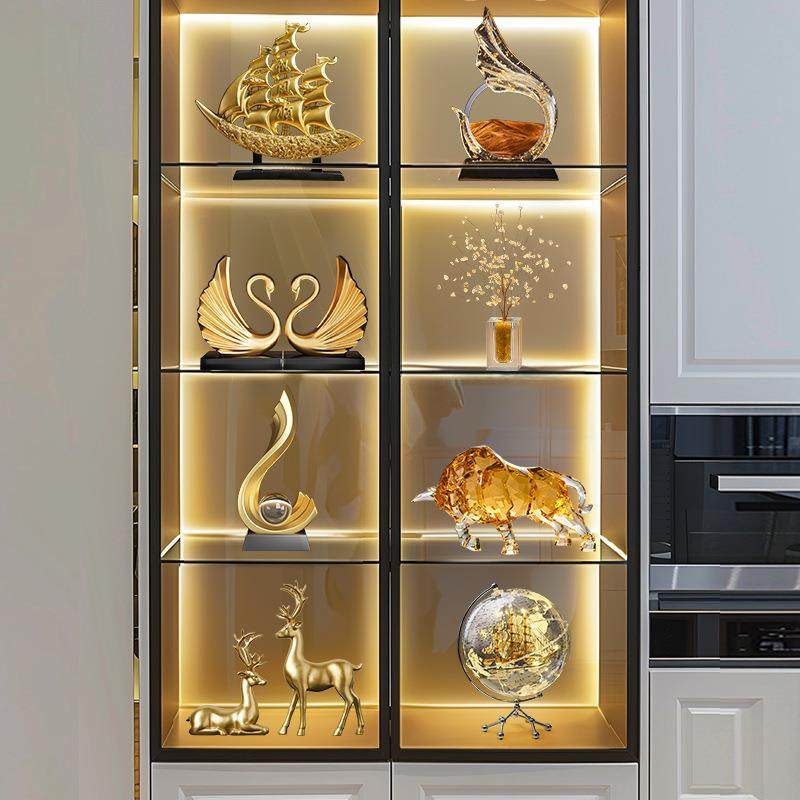 客厅摆件高端大气上档次电视柜摆件装饰品轻奢高档酒柜2025新款,家居饰品,装饰摆件,淘宝优惠券,粉丝福利购,淘宝优惠卷