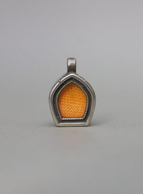 西藏手工白利玛铜迷你小号嘎乌盒吊坠特色民族风坠挂侧挂男女配饰