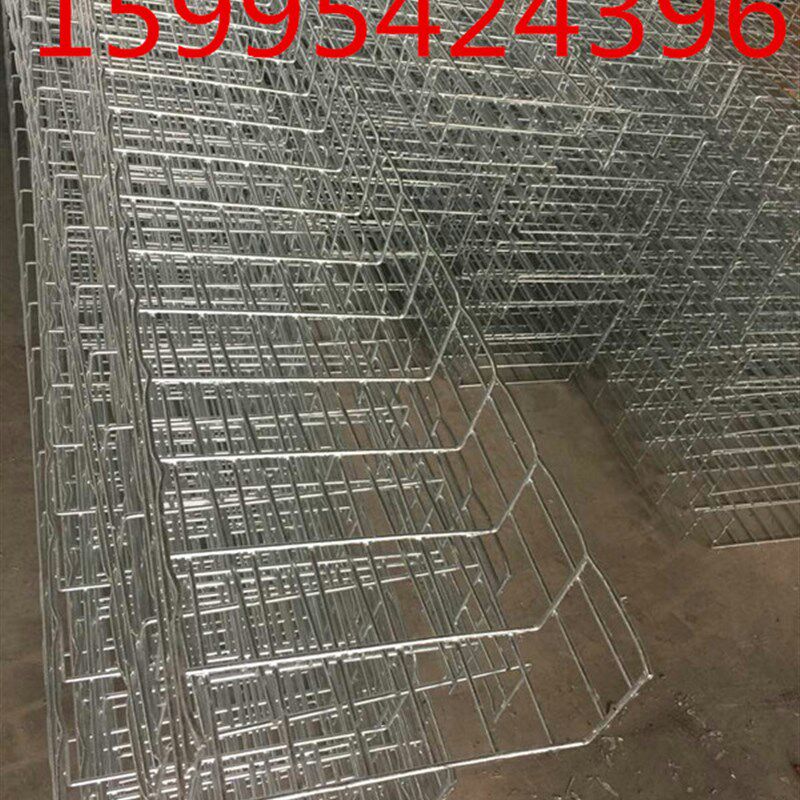 400*100 网格桥架电镀锌机房线槽钢网桥架厂家直销开放式网状桥架