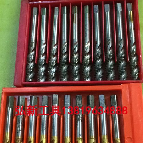 M8X1.25正品日本OSG二手进口螺旋丝攻机用丝锥高速钢HSSE镀钛原色