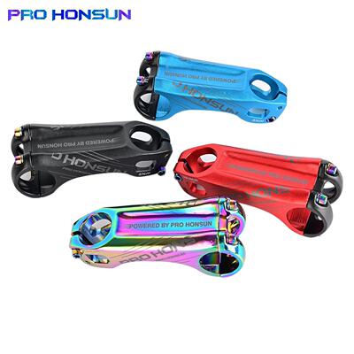 HONSUN 山地自行车把立 超轻越野XC 正负17度 70/90MM 炫彩把立管