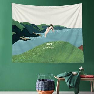 背景布ins挂布 背景墙装饰卧室网红少女墙布拍照宿舍改造床头墙面