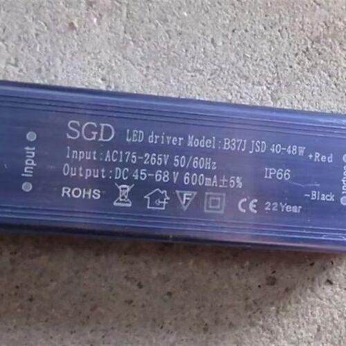 LED driver 40-48W面板灯驱动电源变压器火牛DC45-68V 600mA电源