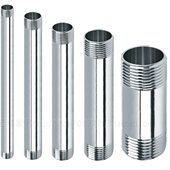 200长 2寸 数控加厚管子加长双头丝3分4分6分1寸 304不锈钢