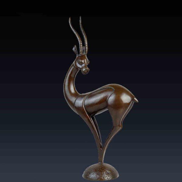 班德拉斯纯铜梅花鹿欧式客厅玄关家居软装饰工艺品开业礼品