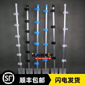 电子围栏配件立杆支架中间承力杆终端杆受力杆绝缘子底座