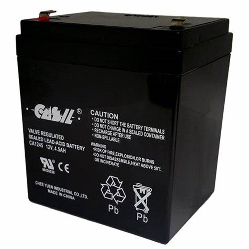 CASIL蓄电池 CA1245 12V4.5AH 免维护可充电电池